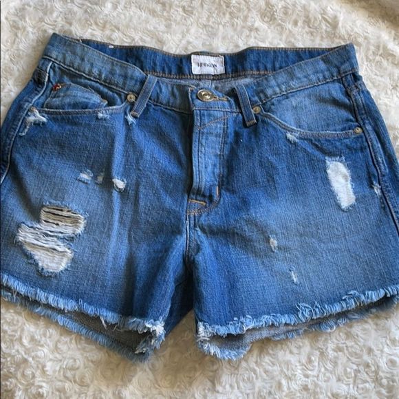 Hudson boyfriend fray hem shorts - Picture 1 of 5